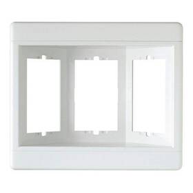 Tv3ww Pass & Seymour Legrand And 3 Gang Recessed Tv Box Frame Only White 1 Cou