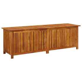 316499 Patio Storage Box 68.8 X19.6 X22.8 Solid Acacia Wood