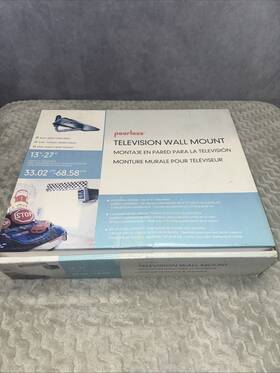 Peerless 735029202455 Vintage Nos Sealed Television Wall Mount 13 Inch - 27 Crt Tv 100 Lbs Cap