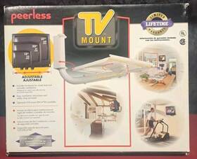 1327w Peerless 735029202462 Pm Adjustable White Tv Wall Mount 13-27 Inch Tvs And Tablets Unused Nib