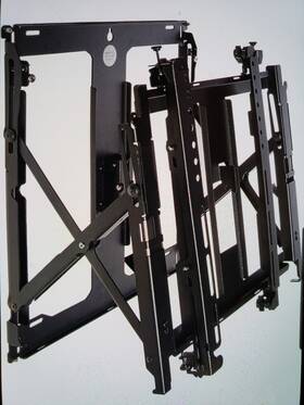 Ds-vw755s Peerless-av 735029302438 Thin Wall Mount Flat Panel Quick Release For 46 Inch To 65
