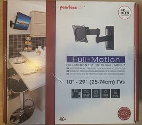 Fma724 Peerless-av Full-motion Tilting Tv Wall Mount For 10 Inch - 29 25-74cm Tvs