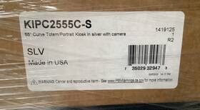 Kipc2555c-s Peerless-av Portrait Kiosk Enclosure With Camera Silver