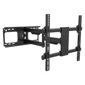 Pr-4753-1839016 Pemberly Row Black Metal Full-motion H-frame Wall Mount For 32 Inch - 70 Tvs