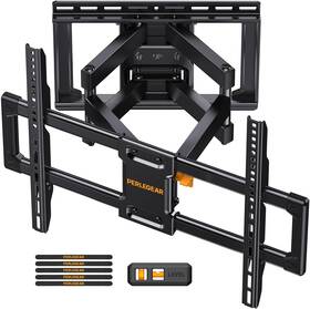 Perlegear 744110204001 Ul Listed Full Motion Tv Wall Mount For 42-90 Inch Tvs Up To 132lbs Heavy