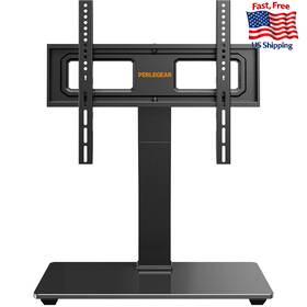 B0bvdt8my9 Perlegear Universal Swivel Tv Stand Base For 32 70 Inch Tvs Height Adjustable T
