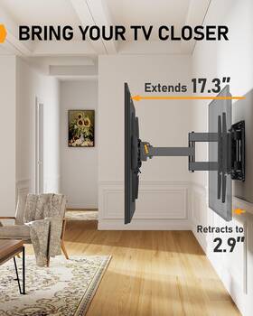 B0czd8l4v6 Perlegear Full Motion Tv Mount For 32-65 Inch Tvs Up To 99 Lbs Max Vesa 400x400