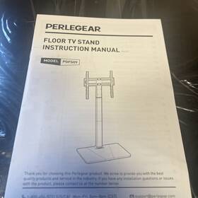 Pgfs09 Perlegear Floor Tv Stand With Mount For 32-70 Intv 88lbs Base
