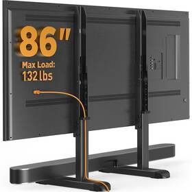 Pgtvs20 Perlegear Tv Stand Steel Legs For Most 37 86 Inch Flat Or Curved Tvs Up To 110 Lbs
