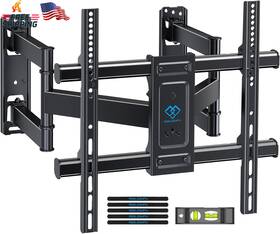 Perlesmith 445037353324 Corner Tv Wall Mount Bracket For 26-60 Inch Led Lcd Flat Curved Scree