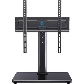 B07kfds3pt Perlesmith Swivel Tv Stand For 24-60 Inch Tvs Tempered Glass Base Vesa 400x400 8