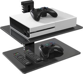 Psdsk2 Perlesmith Floating Av Shelf Double Wall Mount Tv