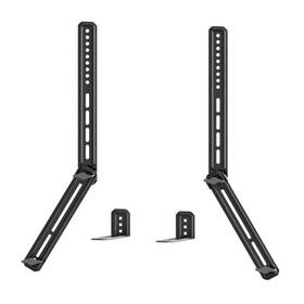 Pssb03b Perlesmith Universal Soundbar Mount For Tvs 13 Inch -80 Adjustable Bracket With Plates