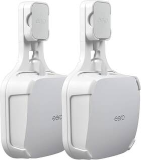 Petimeti 770773498617 Wall Mount Holder For Eero Pro 6 Mesh Wifi System Space Saving Outlet Moun