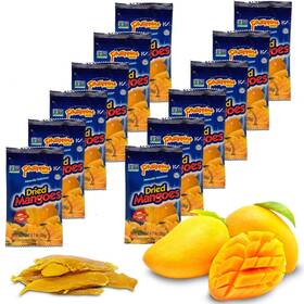 Philippine Brand 010725982536 Dried Mangoes Fruit Snacks- All 0.7 Ounce Pack Of 12