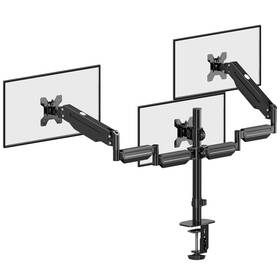 Md8003 Pholiten Ph -fl Triple Monitor Desk Mount Gas Spring Arm For 17-32 Inch