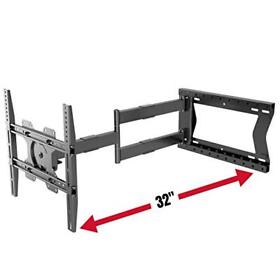 2080 Physix Long Arm Tv Wall Mount For 32-75 Inch Screens Extra