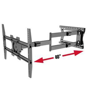 2100 Physix 712285352980 Long Arm Tv Wall Mount For 32-75 Inch Screens Extra Extensio