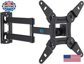 B07shfpd8s Pipishell Full Motion Tv Wall Mount For Echo Show 15/21 13-42 Inch Flat/curved Tvs