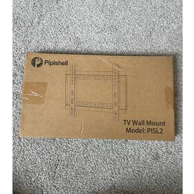 Pipishell Pisl2 Tv Wall Mount Black Universal For Tvs With Hardware And Manual