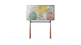 Pout 809418161929 E16 Tv Studio Display Mount - Solid Wood Easel Quad-leg With Height Adjustable W