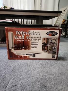 Ptw26-s Primetime Ptw26s Tv Television Wall Mount For 25-27ft Black Hanging Shelf Usa
