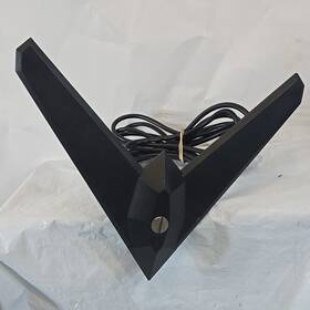 117a-b Proco Procomm Amplified Inch Stealth Bomber Mirror Mount Tv Antenna Black With Coax