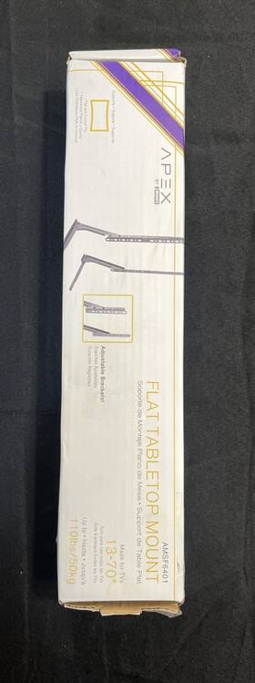 Amsf6401 Promounts Flat Tabletop Mount 110 Lbs. For 13-70 Inch Tv - New