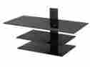 Ps933pb-a Avf Wall Mounted Glass Shelving System For Tv Screens Up To 50 752752001032