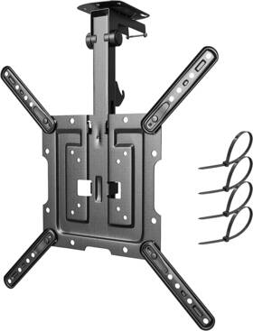 Ppt-cm344 Putorsen Flip Down Tv Mount Manual Folding Ceiling For Most 23ftft To 55ftft Tvs H