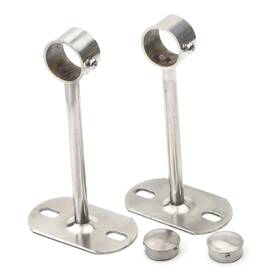 Pwjr079 Pxyelec 1 Inch Dia Shower Curtain Closet Wardrobe Rod Lever Support Silver