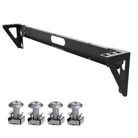 77637 Qiaoyoubang 1u Vertical Wall Mount Rack - Steel Patch Black
