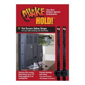 Quakehold 445008314347 70 Inch Flat-screen Television Strap Kit