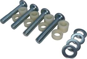 Esbatch3-12306 Quipflex Industries M8 Screws For Samsung Tv M8x45mm Mounting Bolts With Abs Spacers