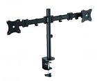 R Dm2 Rocelco Double Articulated Dual Monitor Desk Mount Holds 693285000690