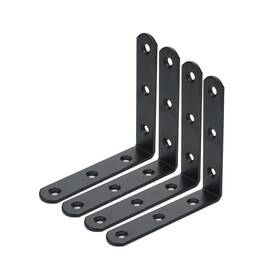 Wby3022 Rannb Floating Shelf Brackets L 4 Inch X Heavy Duty Black