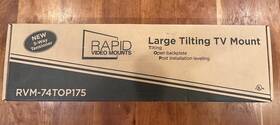 Rvm-74top175 Rapid Video Mounts 74fop175 Mount Large Tilt Tv