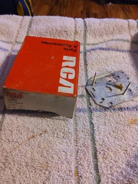 132307 Rca Tv Turner Plate