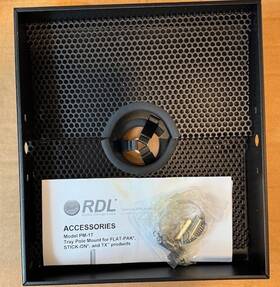 Pm-1t Rdl Pole Mount Tray With Clamps And Instructions - Ships Free In The Usa
