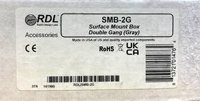 Smb-2g Rdl Double Surface Mount Box Gang Gray