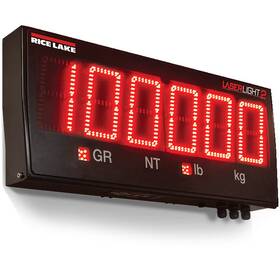 175861 Rice Lake 6 Inch Led Remote Display With Vesa Flat-wall Mount Bracket