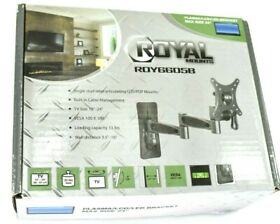Royal6605b Royal Full Motion Tv Wall Mount Bracket 10inch-24inch Led Lcd Flat Screen