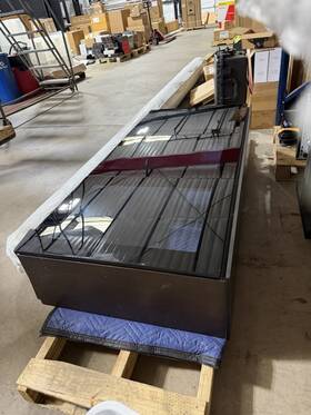 0s337 Salamander Designs C1/0s337/bg Chameleon Oslo Low Profile 337 Three-bay Cabinet Glass