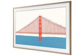 Vg-scfa65tkbza Samsung 3583 65 The Frame Customizable Bezel Modern Teak 2021