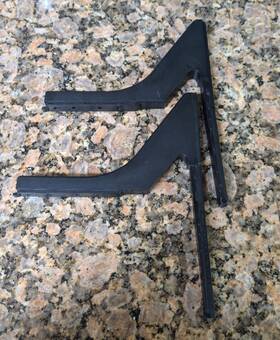 Bn61-17714a001 Samsung Bn6117714a001 Oem Tv Stand Legs For 65 Inch Qled Flat Screen Models -