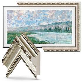 Frm-sf-d1010-65-2021 Samsung Deco Tv Premiere Bezel For The Frame 65 Inch Ornate Silver - Small Defect