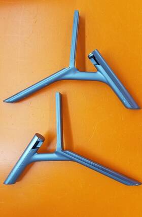 Qn75q6fnafxza Samsung Tv Stand Genuine Legs Base Mount No Screws