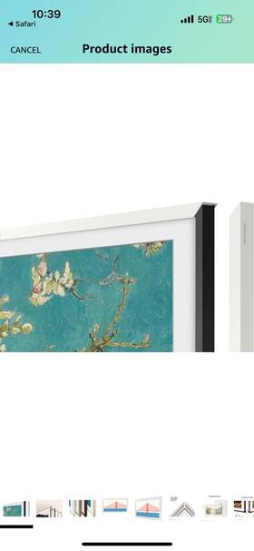 Vg-scfa85wtbza Samsung Vg-scfa85wtb Customizable Bezel Frame 85 Inch Tv 2023 Modern White Open