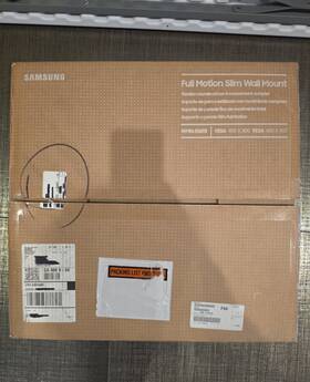 Wmn-55r1fb Samsung Wmn-55r1fb/za Full Motion Slim Wall Mount 58-75 In Vesa 400x300/400x400