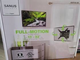 Tvs-asf110-b1 Sanus 008-00-0049 Accents Full-motion Wall Mount For 13-32